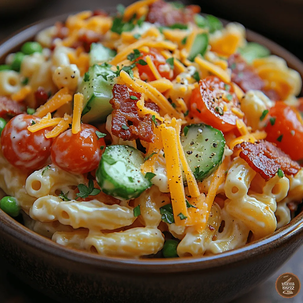 To truly appreciate the magic of Ranch Bacon Macaroni Salad, it’s essential to understand the roles of each ingredient. Each component contributes its unique characteristics, creating a balanced and flavorful dish.