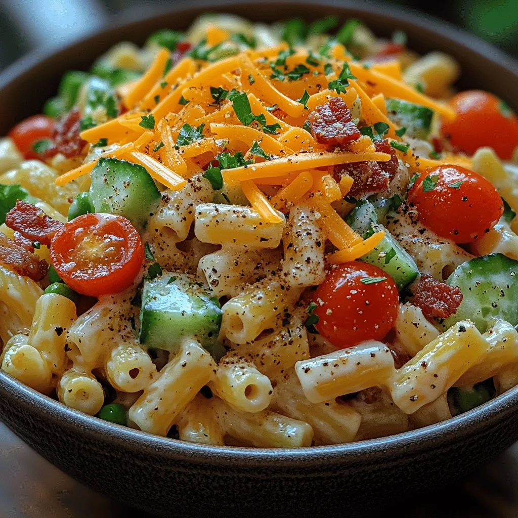 To truly appreciate the magic of Ranch Bacon Macaroni Salad, it’s essential to understand the roles of each ingredient. Each component contributes its unique characteristics, creating a balanced and flavorful dish.