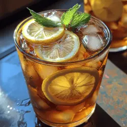 As the warm sun beckons us outdoors, nothing beats the refreshing taste of iced tea. Among the myriad of iced tea variations, Iced Vanilla Mint Tea stands out with its delightful blend of soothing black tea, invigorating mint, and the sweet warmth of vanilla. This drink is not just a thirst quencher; it’s an experience that brings together the essence of summer in every sip. With its refreshing qualities and vibrant flavors, it’s the perfect companion for lazy afternoons, lively gatherings, or even formal events where you want to impress your guests with a unique beverage option.