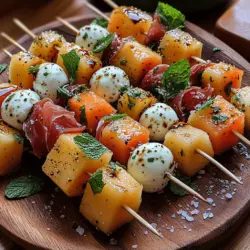 To appreciate the Melon & Prosciutto Bliss Skewers fully, it's essential to understand each ingredient's role in the dish. Let’s take a closer look at the main components that contribute to its unique flavor profile: