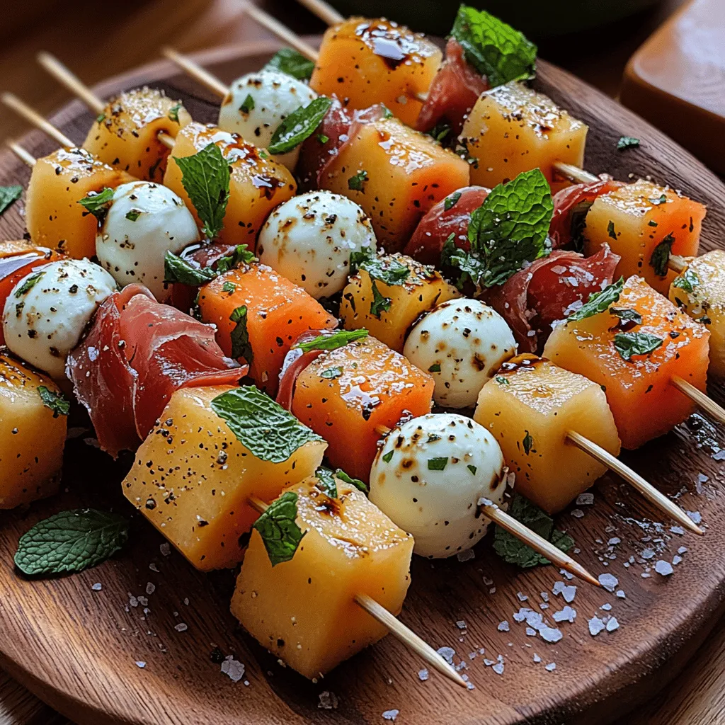 To appreciate the Melon & Prosciutto Bliss Skewers fully, it's essential to understand each ingredient's role in the dish. Let’s take a closer look at the main components that contribute to its unique flavor profile: