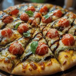 If you're searching for a meal that embodies the essence of fresh, vibrant flavors while being incredibly easy to prepare, look no further than Cherry Tomato Pesto Pizza. This delightful dish marries the sweetness of ripe cherry tomatoes with the aromatic intensity of basil pesto, all atop a crispy crust that serves as the perfect base for a symphony of flavors. Whether you're whipping it up for a quick weeknight dinner, impressing guests at a casual gathering, or simply indulging in a comforting slice on a lazy afternoon, Cherry Tomato Pesto Pizza is a versatile option that never disappoints.