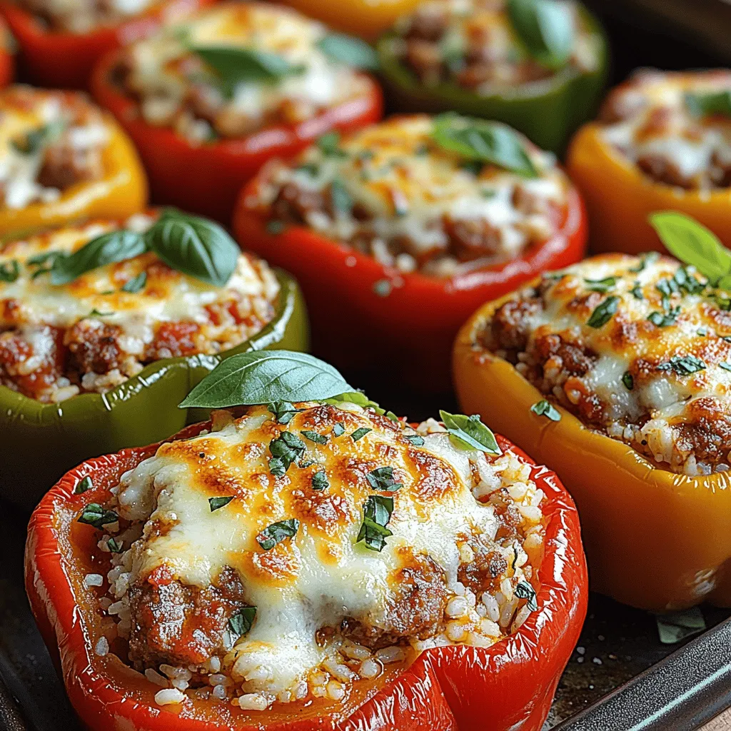 Stuffed peppers have long been a beloved dish in Italian cuisine, capturing the hearts of those who crave a comforting meal brimming with flavor and nutrition. The vibrant bell peppers, filled to the brim with a savory mixture of Italian sausage, rice, and cheese, create a dish that is not only visually appealing but also satisfying to the palate. The combination of spicy or sweet Italian sausage with melted cheese and fresh vegetables results in a delightful medley of tastes and textures, making stuffed peppers a go-to option for family dinners or meal prep.