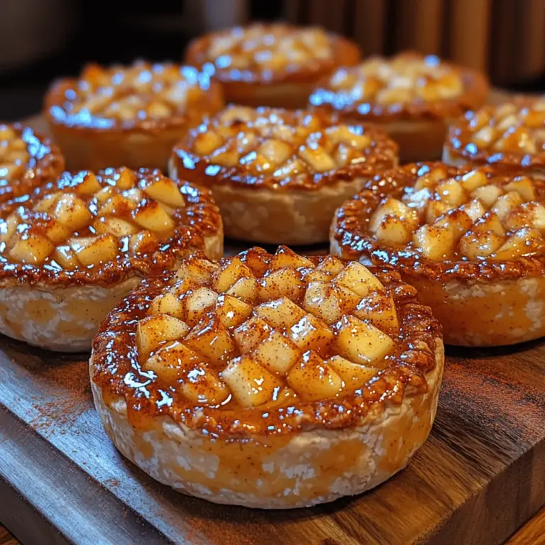 Mini baked apple pies carry a sense of nostalgia that resonates with many. They harken back to simpler times, where homemade desserts were a staple in family kitchens. Each little pie is a perfect individual portion, making them a popular choice for modern dining. As people increasingly seek to create memorable dining experiences, the appeal of personal-sized desserts has grown.
