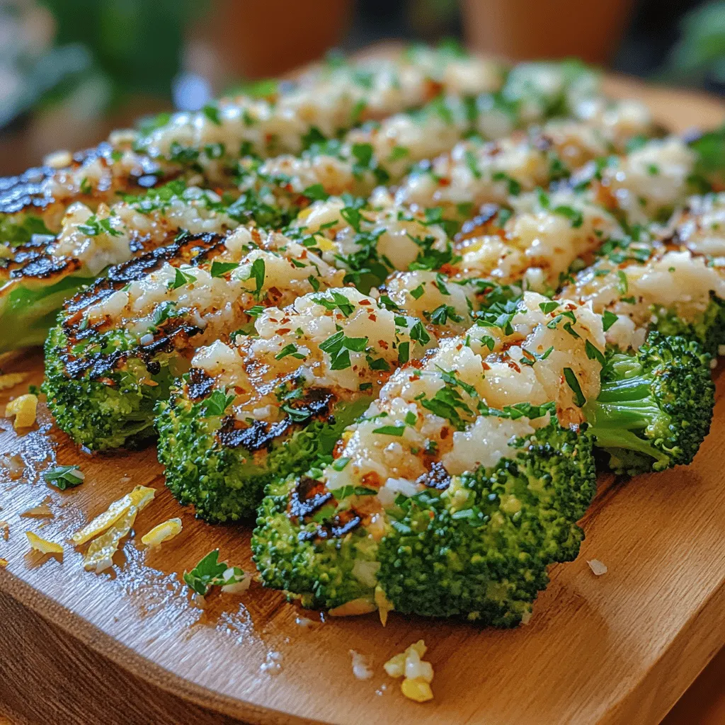 As health-conscious eating continues to trend, grilled vegetables have emerged as a go-to option for those looking to enhance their meals with nutritious, flavorful side dishes. Among the myriad of vegetables that can be tossed onto the grill, broccoli stands out for its versatility and health benefits. The unique flavors that grilling brings out in vegetables can transform even the simplest ingredients into something extraordinary. In this recipe, our star ingredient is broccoli, which pairs beautifully with aromatic garlic and rich Parmesan cheese, creating a savory experience that is both satisfying and wholesome.