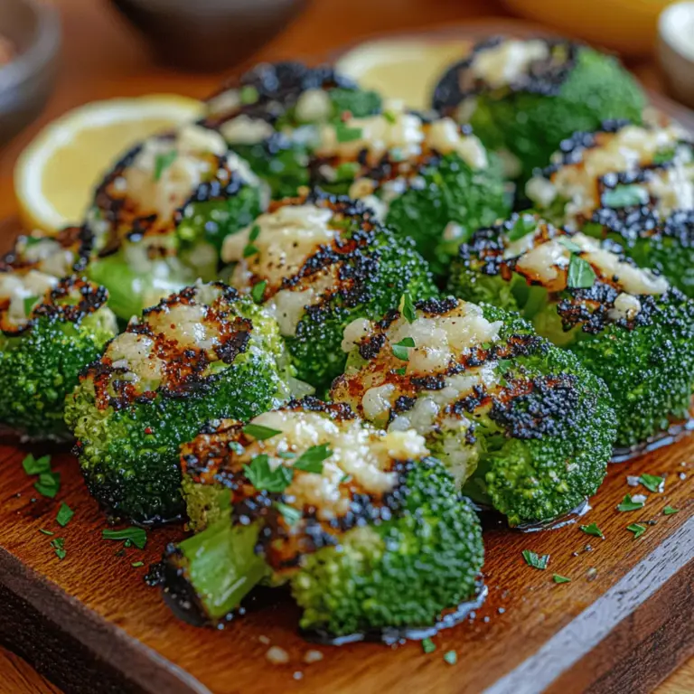 As health-conscious eating continues to trend, grilled vegetables have emerged as a go-to option for those looking to enhance their meals with nutritious, flavorful side dishes. Among the myriad of vegetables that can be tossed onto the grill, broccoli stands out for its versatility and health benefits. The unique flavors that grilling brings out in vegetables can transform even the simplest ingredients into something extraordinary. In this recipe, our star ingredient is broccoli, which pairs beautifully with aromatic garlic and rich Parmesan cheese, creating a savory experience that is both satisfying and wholesome.