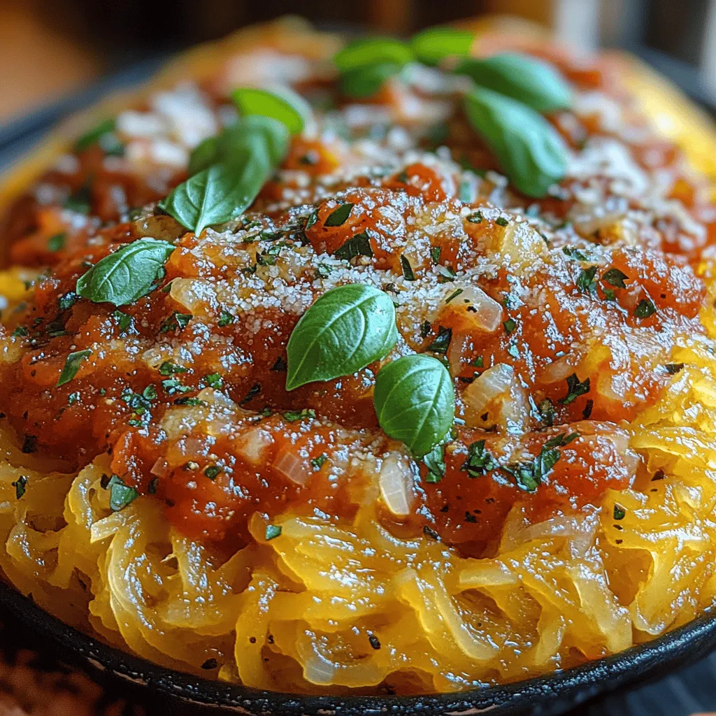 In recent years, spaghetti squash has gained immense popularity as a nutritious and versatile alternative to traditional pasta. This unique winter squash, with its stringy flesh that resembles spaghetti when cooked, offers a delightful and health-conscious option for those looking to reduce their carbohydrate intake without sacrificing flavor. Enter the Spaghetti Squash Delight with Rich Marinara—a dish that not only highlights the natural sweetness and texture of spaghetti squash but also pairs it with a robust, homemade marinara sauce that bursts with flavor.