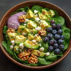 In an age where health-conscious eating is becoming more and more important, fresh salads have emerged as a favorite staple among those seeking nutritious and flavorful meals. Salads are not just a complement to your meal; they can be a vibrant centerpiece filled with color, texture, and an abundance of health benefits. Among the myriad of salad options available, one stands out for its delightful combination of flavors and nutrients: Blueberry Bliss: The Avocado Spinach Salad. This invigorating dish marries the earthiness of spinach with the creamy richness of avocado and the sweet burst of blueberries, creating a salad that is as beautiful as it is beneficial.