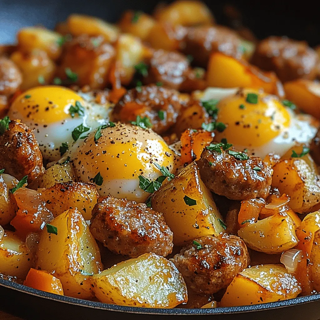 Breakfast is often heralded as the most important meal of the day, and for good reason. It sets the tone for your entire day, providing the necessary fuel to kickstart your morning routine. Among the myriad of breakfast options available, the Sizzling Sausage & Savory Potato Breakfast Skillet stands out as a hearty, satisfying dish that combines protein, vibrant vegetables, and filling potatoes. This recipe is not just about feeding the body; it’s about creating a comforting experience that can be enjoyed by everyone, regardless of dietary preferences.