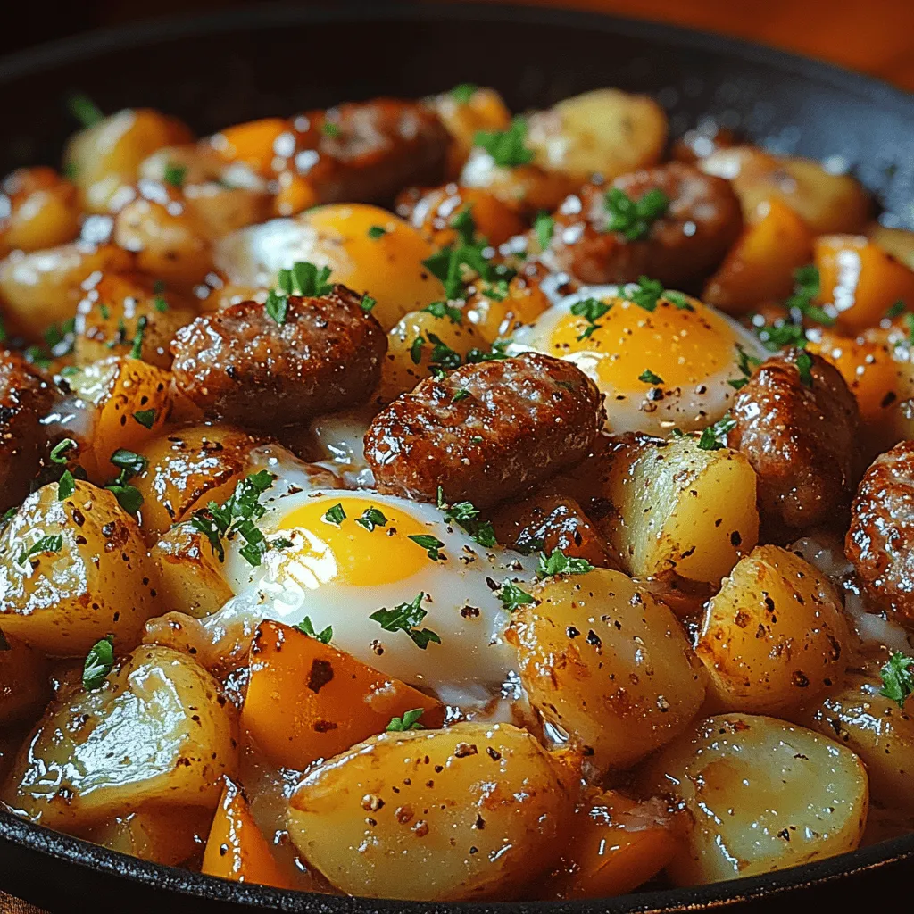 Breakfast is often heralded as the most important meal of the day, and for good reason. It sets the tone for your entire day, providing the necessary fuel to kickstart your morning routine. Among the myriad of breakfast options available, the Sizzling Sausage & Savory Potato Breakfast Skillet stands out as a hearty, satisfying dish that combines protein, vibrant vegetables, and filling potatoes. This recipe is not just about feeding the body; it’s about creating a comforting experience that can be enjoyed by everyone, regardless of dietary preferences.