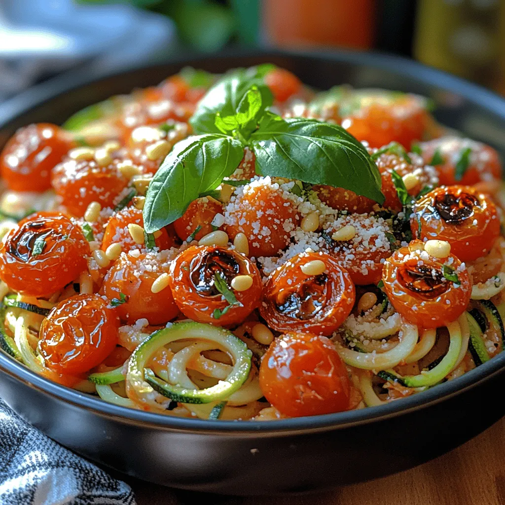 To truly appreciate the Sun-Kissed Roasted Tomato Zoodle Bowl, it’s essential to delve into each ingredient that contributes to its delightful flavor profile and nutritional value.