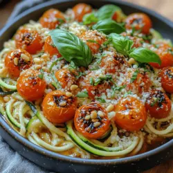 To truly appreciate the Sun-Kissed Roasted Tomato Zoodle Bowl, it’s essential to delve into each ingredient that contributes to its delightful flavor profile and nutritional value.