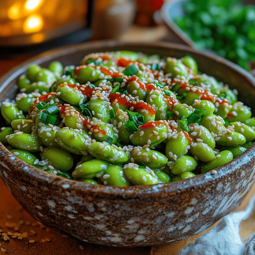 Edamame has quickly emerged as a beloved snack around the globe, known for its delightful taste and nutritional benefits. These young soybeans, often served in their pods, are a staple in Japanese cuisine and have found their way into the hearts and kitchens of home cooks everywhere. This recipe for Zesty Spicy Garlic Edamame brings an exciting twist to the traditional preparation, elevating it with a zesty, spicy garlic flavor profile that will tantalize your taste buds.