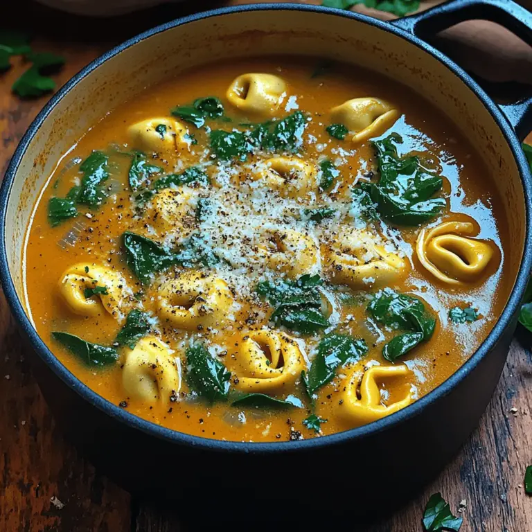 The magic of the creamy spinach tortellini soup lies in its ingredients. Each component plays a vital role in building flavor and providing nourishment. Let’s dive into the key ingredients that make this soup both delicious and nutritious.