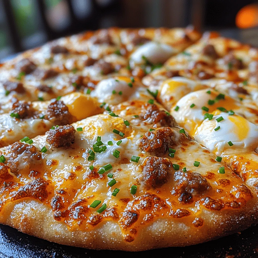 To create the perfect Sizzling Sausage & Cheese Breakfast Pizza, you'll need to understand the role of each ingredient. Here’s a breakdown of the primary components that contribute to this breakfast delight: