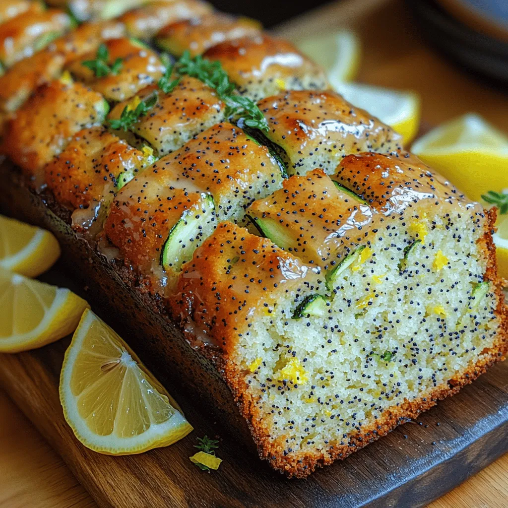Welcome to the world of baking where health meets flavor in an extraordinary way! Today, we're diving into a delightful recipe that embodies the essence of summer while offering a nutritious twist: Sunny Zucchini Lemon Poppyseed Delight. This bright and vibrant bread is not only visually appealing but also packed with moisture and flavor that keeps it deliciously fresh. With the perfect balance of sweet and tangy, this recipe is ideal for any occasion—be it breakfast, a midday snack, or a satisfying dessert.