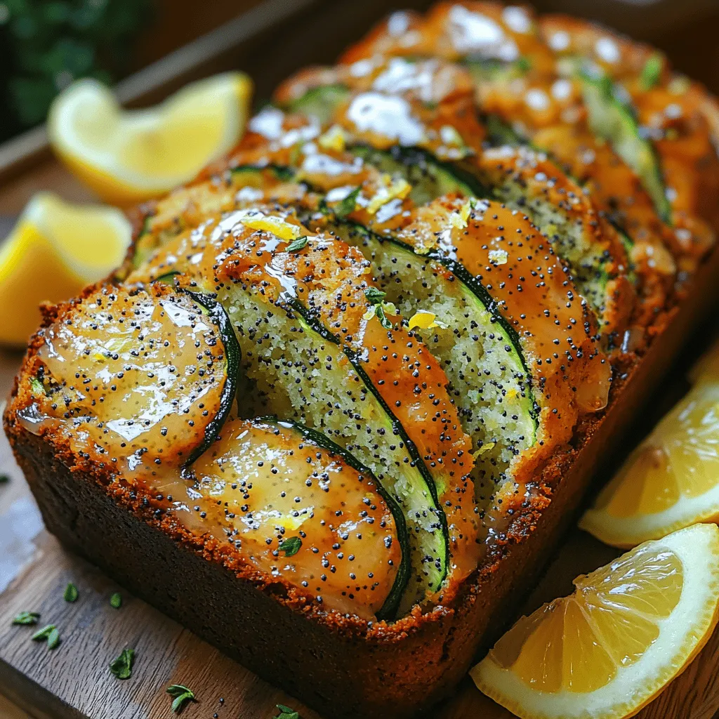 Welcome to the world of baking where health meets flavor in an extraordinary way! Today, we're diving into a delightful recipe that embodies the essence of summer while offering a nutritious twist: Sunny Zucchini Lemon Poppyseed Delight. This bright and vibrant bread is not only visually appealing but also packed with moisture and flavor that keeps it deliciously fresh. With the perfect balance of sweet and tangy, this recipe is ideal for any occasion—be it breakfast, a midday snack, or a satisfying dessert.