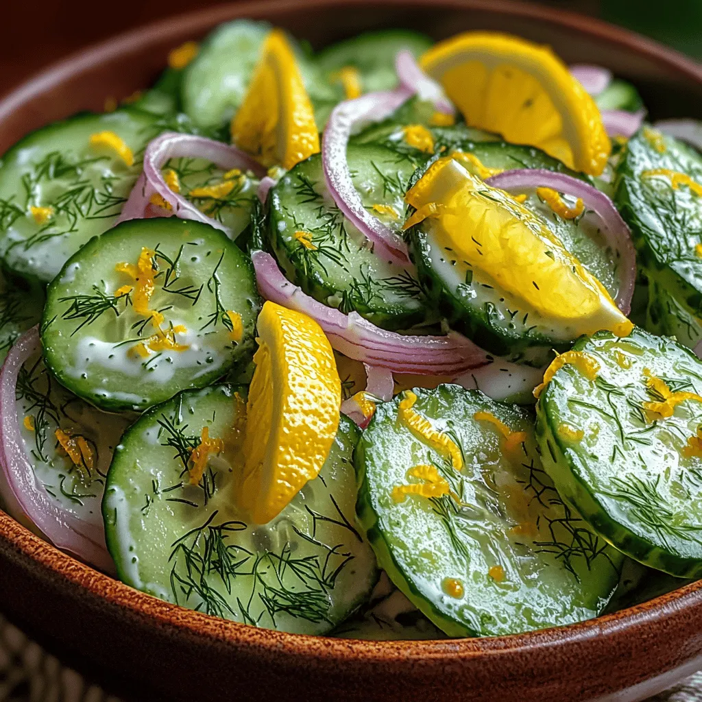 When the sun is shining, and the temperatures rise, nothing is quite as refreshing as a vibrant salad that can complement any meal. The Zesty Lemon Dill Cucumber Salad is a delightful dish that captures the essence of summer with its bright flavors and crisp textures. This salad is not only visually appealing with its vibrant colors, but it is also a celebration of fresh ingredients that provide an array of health benefits.