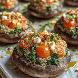 In recent years, the culinary world has seen an exciting shift towards healthy gourmet cooking, especially as more people embrace plant-based diets. This trend is not merely about excluding meat but instead focuses on the diverse flavors and textures that plant ingredients can offer. Among these versatile ingredients, Portobello mushrooms stand out as a hearty base for various culinary creations. Their robust structure and umami flavor make them an ideal candidate for stuffing, particularly when combined with nutritious fillings.