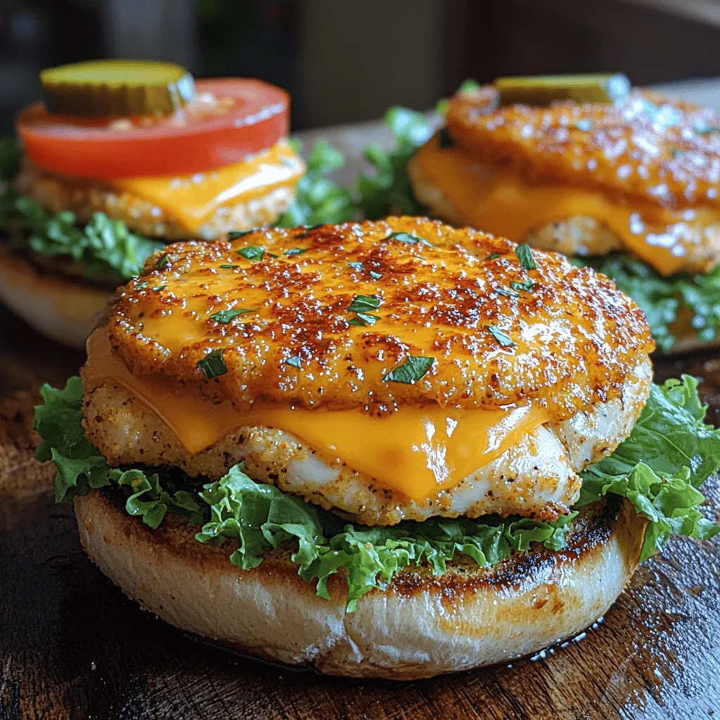 Are you ready to elevate your sandwich game with something truly special? Introducing the Crunchy Delight Baked Chicken Sandwiches, a delectable dish that merges crispy texture with a burst of flavors, all while remaining a healthier alternative to traditional fried options. Perfectly baked chicken breasts, seasoned to perfection and enveloped in a crunchy panko coating, make these sandwiches a favorite for both kids and adults alike. Whether you're preparing a family dinner, hosting a casual gathering, or packing lunch for the week, these sandwiches are versatile enough to suit any occasion.