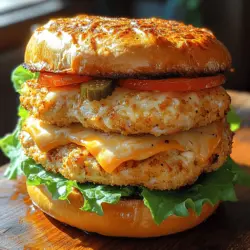 Are you ready to elevate your sandwich game with something truly special? Introducing the Crunchy Delight Baked Chicken Sandwiches, a delectable dish that merges crispy texture with a burst of flavors, all while remaining a healthier alternative to traditional fried options. Perfectly baked chicken breasts, seasoned to perfection and enveloped in a crunchy panko coating, make these sandwiches a favorite for both kids and adults alike. Whether you're preparing a family dinner, hosting a casual gathering, or packing lunch for the week, these sandwiches are versatile enough to suit any occasion.