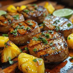 Caribbean cuisine is a vibrant tapestry of flavors, colors, and aromas that tantalize the senses and celebrate the rich cultural heritage of the islands. Known for its bold and diverse flavor profiles, Caribbean cooking often combines sweet, savory, and spicy elements, resulting in dishes that are as exciting as they are delicious. One such dish that exemplifies this culinary art is Caribbean Grilled Pork with Pineapple.