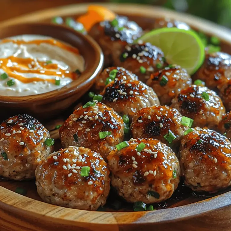 Firecracker Korean BBQ Meatballs are a vibrant and flavorful dish that brings a burst of excitement to any meal, whether it's a lively gathering with friends or a cozy night in with family. This dish stands out not only for its tantalizing taste but also for its beautiful blend of savory and spicy flavors that are characteristic of Korean BBQ culture. In recent years, Korean cuisine has surged in popularity worldwide, thanks in part to its bold flavors and emphasis on quality ingredients. Firecracker Korean BBQ Meatballs encapsulate this trend, offering a delightful twist that both novice cooks and seasoned chefs can easily master.