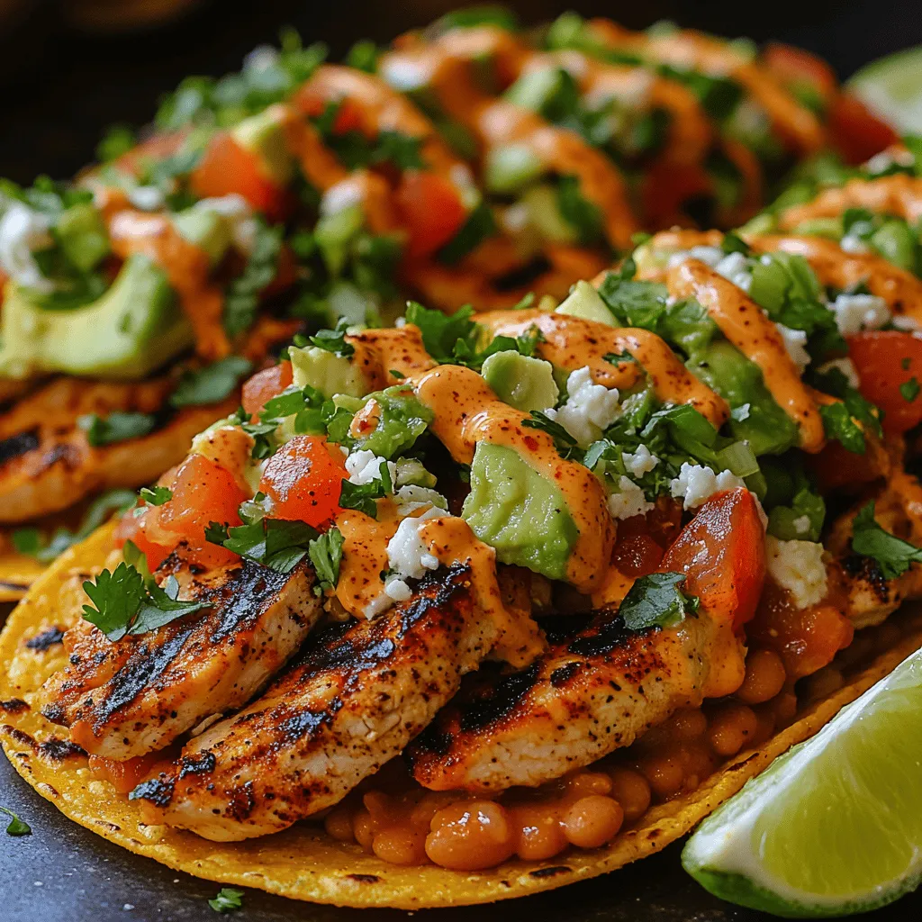 When it comes to satisfying culinary experiences, few dishes can match the vibrant and mouthwatering appeal of Zesty Grilled Chicken Tostadas. This delightful dish embodies a harmonious blend of flavors and textures, making it the perfect choice for any occasion—whether you're hosting a casual family dinner or celebrating a festive gathering with friends. The crispy tostada base, topped with juicy grilled chicken, fresh vegetables, and a drizzle of zesty sauce, creates a culinary masterpiece that not only tantalizes the taste buds but also delights the eyes.
