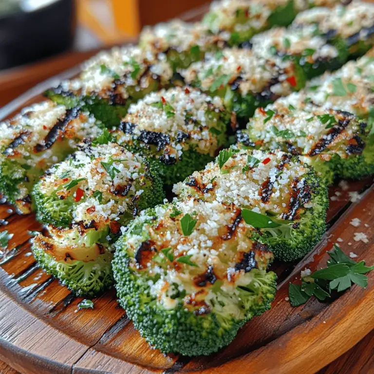 As the warmer months roll in, the allure of summer dining becomes irresistible, and the grill often takes center stage in backyard gatherings and family meals. Grilled vegetables are particularly popular during this season, providing a healthy, vibrant addition to any plate. Among the many options available, Garlic Parmesan Grilled Broccoli stands out as a delightful side dish that combines healthfulness with bold flavors, making it an ideal complement to grilled meats, seafood, or even as a satisfying vegetarian option.