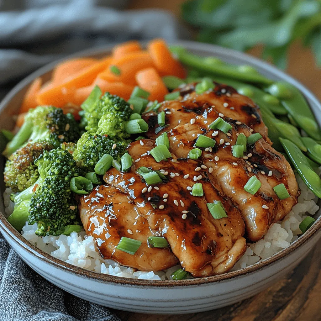 The foundation of any great dish lies in its ingredients. For our Teriyaki Chicken Rice Bowls, we will focus on several key components that contribute to the overall flavor and appeal of the dish. Each ingredient plays a vital role, enhancing the taste and texture of the final product.