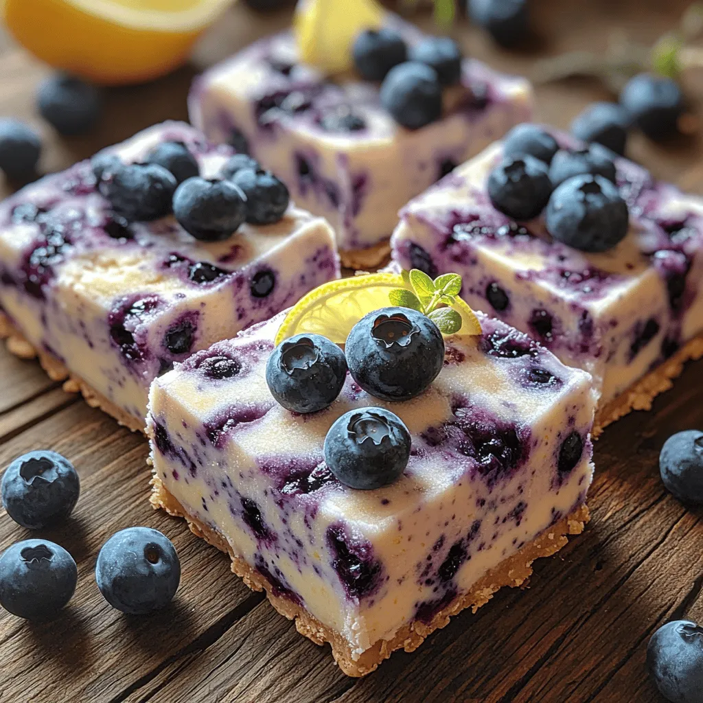 In recent years, the trend of healthy frozen treats has surged, appealing to those looking for guilt-free indulgence during the warmer months. As people become more health-conscious, they seek alternatives to sugary desserts that not only satisfy their sweet tooth but also nourish their bodies. Among these options, Frozen Blueberry Lemon Yogurt Bars stand out as an especially refreshing and nutritious choice. These bars combine the creamy, tangy richness of Greek yogurt with the vibrant flavors of fresh blueberries and zesty lemon, making them an ideal treat for anyone looking to enjoy a healthy dessert.