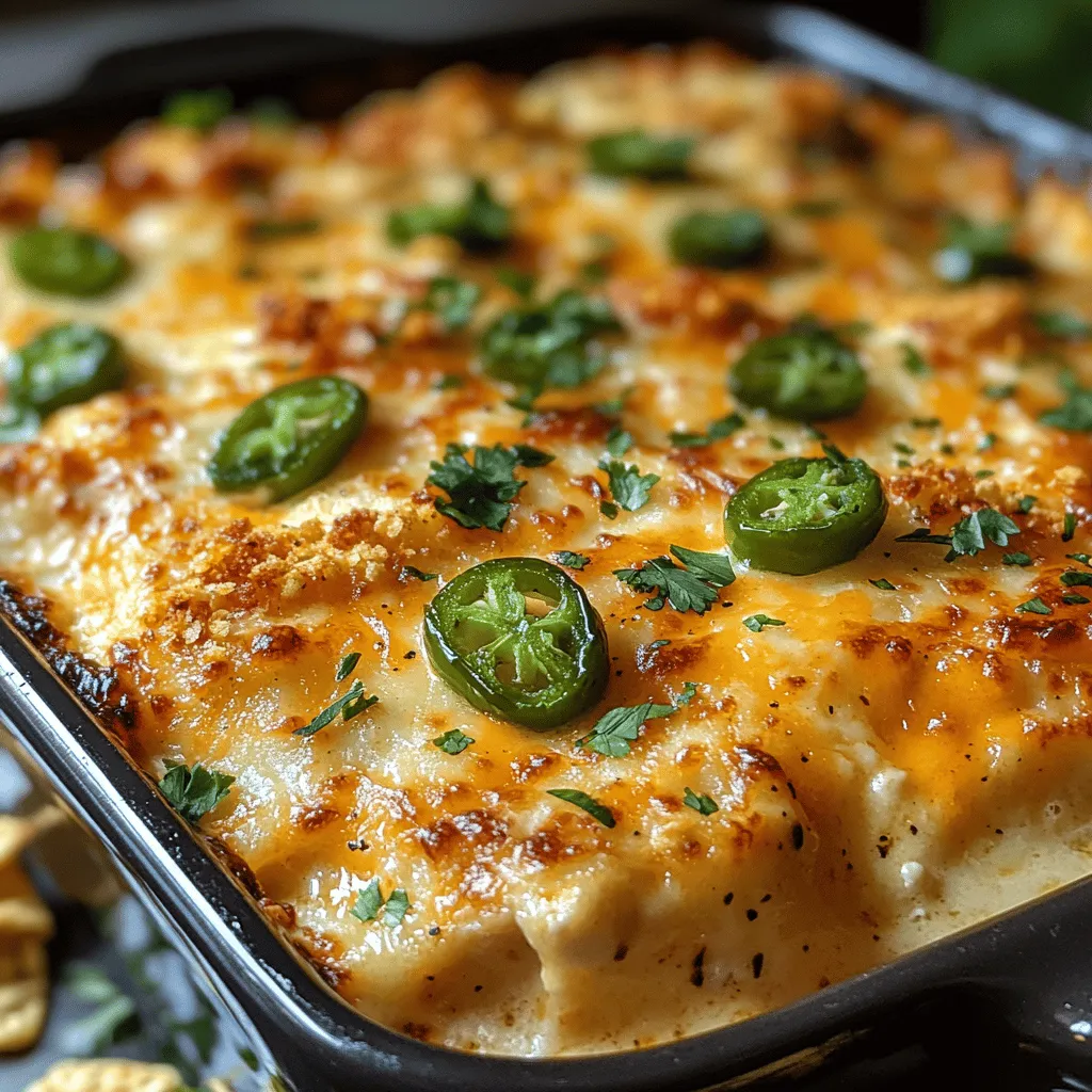 If you are searching for a dish that perfectly combines comfort food with a spicy kick, look no further than the Spicy Jalapeño Popper Chicken Casserole. This mouthwatering casserole is a delicious fusion of flavors that brings together tender chicken, creamy cheeses, and the zesty heat of jalapeños, making it an ideal choice for family dinners, potlucks, or cozy nights in. The beauty of this dish lies not only in its rich flavors but also in its simplicity and heartwarming appeal—a true testament to the power of comfort food.
