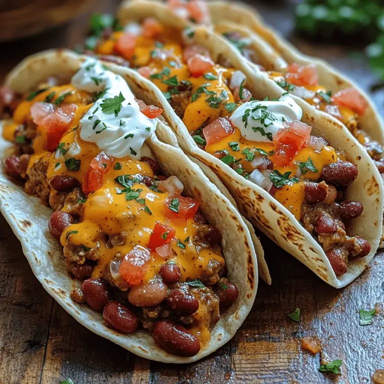The Chili Cheese Burrito Fiesta is a delightful culinary creation that brings together the heartiness of chili with the comfort of a burrito, making it a true crowd-pleaser. This dish is celebrated for its vibrant flavors and satisfying textures, resulting in a meal that is not only delicious but also visually appealing. The rich, savory chili paired with gooey cheese and wrapped in a soft tortilla creates a symphony of taste that is hard to resist. Whether you're hosting a family dinner or planning a game night with friends, this dish is perfect for any occasion. It offers a fun, interactive dining experience where everyone can customize their burritos to their liking, making mealtime enjoyable and engaging.