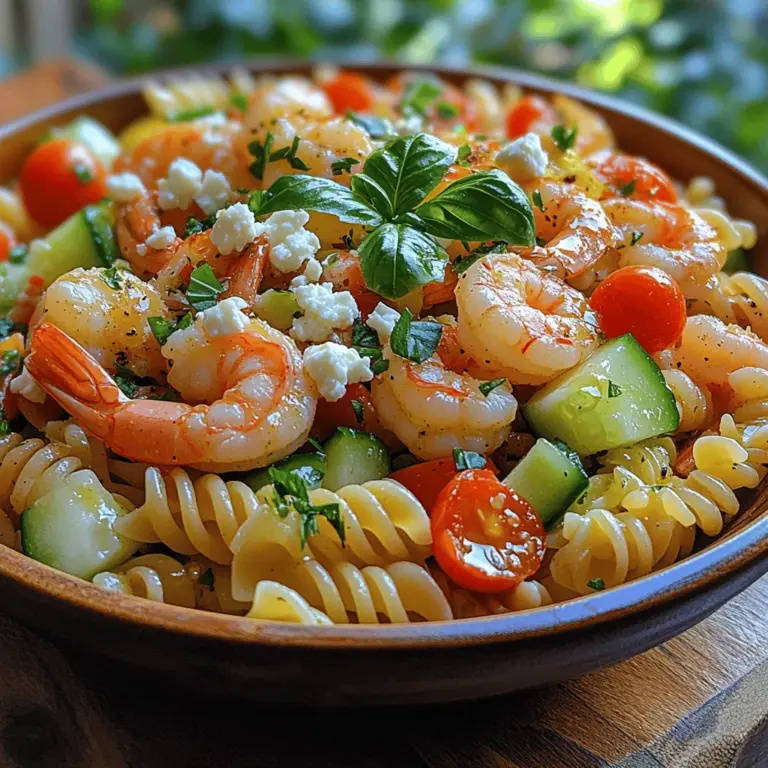 As the warm sun shines brighter and the days grow longer, our cravings shift towards lighter, fresher meals that embody the essence of summer. Among these delightful dishes, the Sun-kissed Shrimp Pasta Salad stands out as a vibrant and flavorful option. This salad combines the succulent taste of shrimp with colorful vegetables and pasta, creating a dish that is not only visually appealing but also refreshing and satisfying.