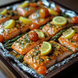 Before we dive into the preparation steps, it’s essential to understand the role of each ingredient in this Lemon Butter Salmon Foil Packs recipe. Each element not only contributes to the overall flavor profile but also offers unique health benefits.