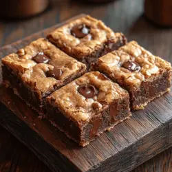 Blondies have carved out a special place in the hearts of dessert lovers everywhere, standing as a delightful alternative to their more famous cousin, the brownie. With their rich, buttery flavor and a satisfying chewiness, blondies offer a comforting treat that appeals to a wide array of palates. Among the many variations of blondies, the Chewy Chocolate Chip Blondie Bars shine brightly, boasting a sweet, caramel-like base that pairs perfectly with melty chocolate chips. These bars are not just desserts; they are versatile delights that can elevate any occasion.