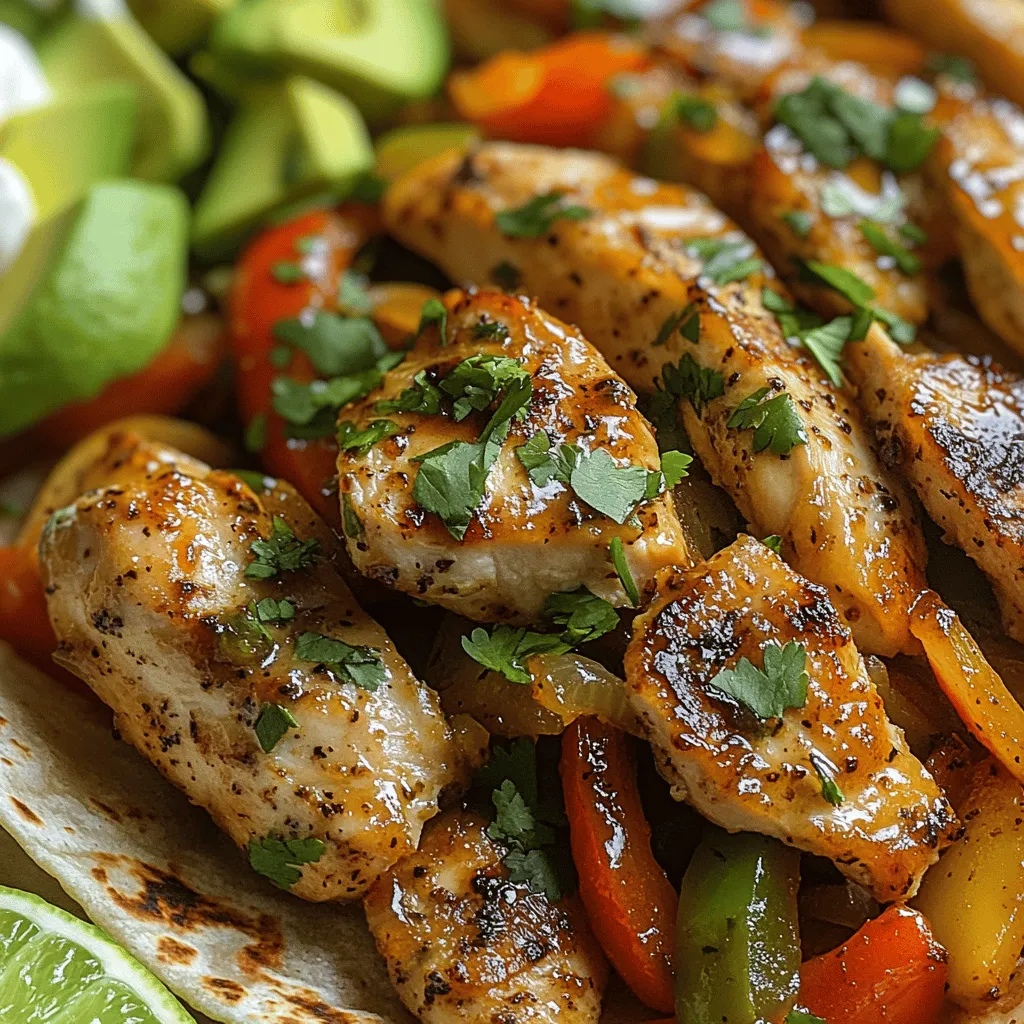 Delve into the vibrant world of flavors with our Sweet & Zesty Honey Lime Chicken Fajitas. This recipe harmoniously combines the sweetness of honey with the tanginess of lime, creating a delightful marinade that enhances the juicy tenderness of chicken. Whether you're planning a family dinner or hosting friends for a casual get-together, these fajitas are not only easy to prepare but also allow everyone to customize their meals to their liking. The combination of fresh vegetables, succulent chicken, and zesty flavors makes this dish an instant favorite that is sure to impress.