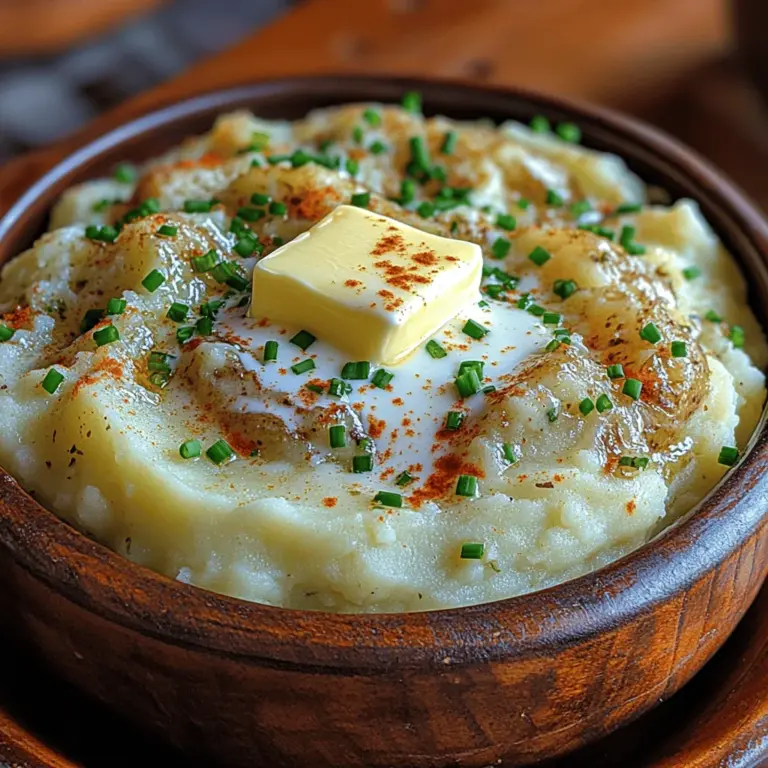 Mashed potatoes are often heralded as the ultimate comfort food, gracing dinner tables across cultures and generations. Their creamy texture and buttery flavor make them a beloved side dish that pairs beautifully with everything from roasted meats to vegetarian entrees. While traditional mashed potatoes have their charm, this recipe for Heavenly Sour Cream & Chive Mashed Potatoes elevates the classic dish to new heights.