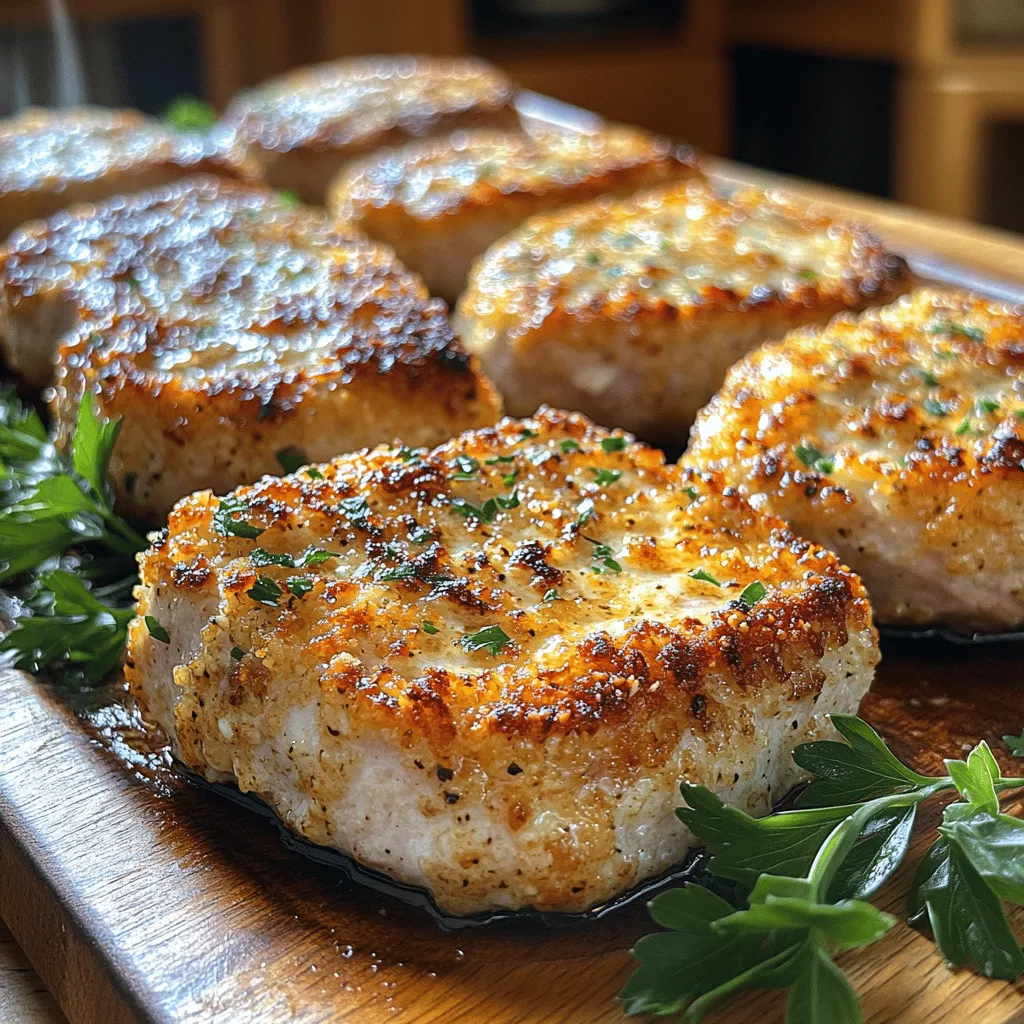 Pork chops hold a special place in the hearts of home cooks. They are a versatile and accessible protein option that can be flavored and prepared in countless ways. However, many people often find themselves stuck in a rut, cooking them the same way week after week. That’s where Garlic Parmesan Crusted Pork Chops come in—this recipe takes a classic favorite and elevates it with gourmet flavors that are sure to excite the palate.