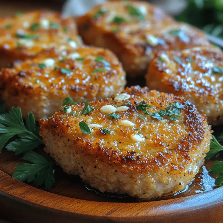 Pork chops hold a special place in the hearts of home cooks. They are a versatile and accessible protein option that can be flavored and prepared in countless ways. However, many people often find themselves stuck in a rut, cooking them the same way week after week. That’s where Garlic Parmesan Crusted Pork Chops come in—this recipe takes a classic favorite and elevates it with gourmet flavors that are sure to excite the palate.