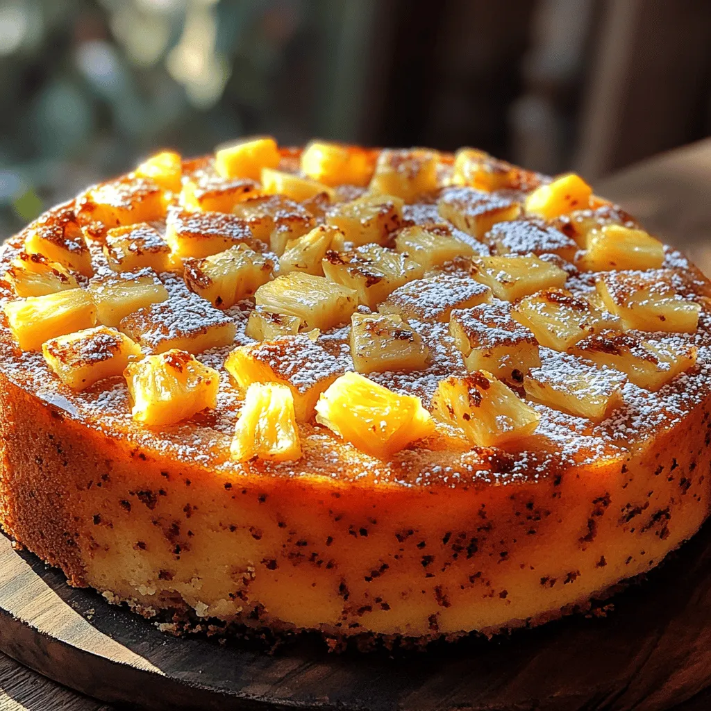 To fully appreciate the Tropical Bliss Pineapple Condensed Milk Cake, it’s essential to understand the role of each ingredient in the recipe. Each element contributes to the cake's delightful taste, texture, and overall appeal.