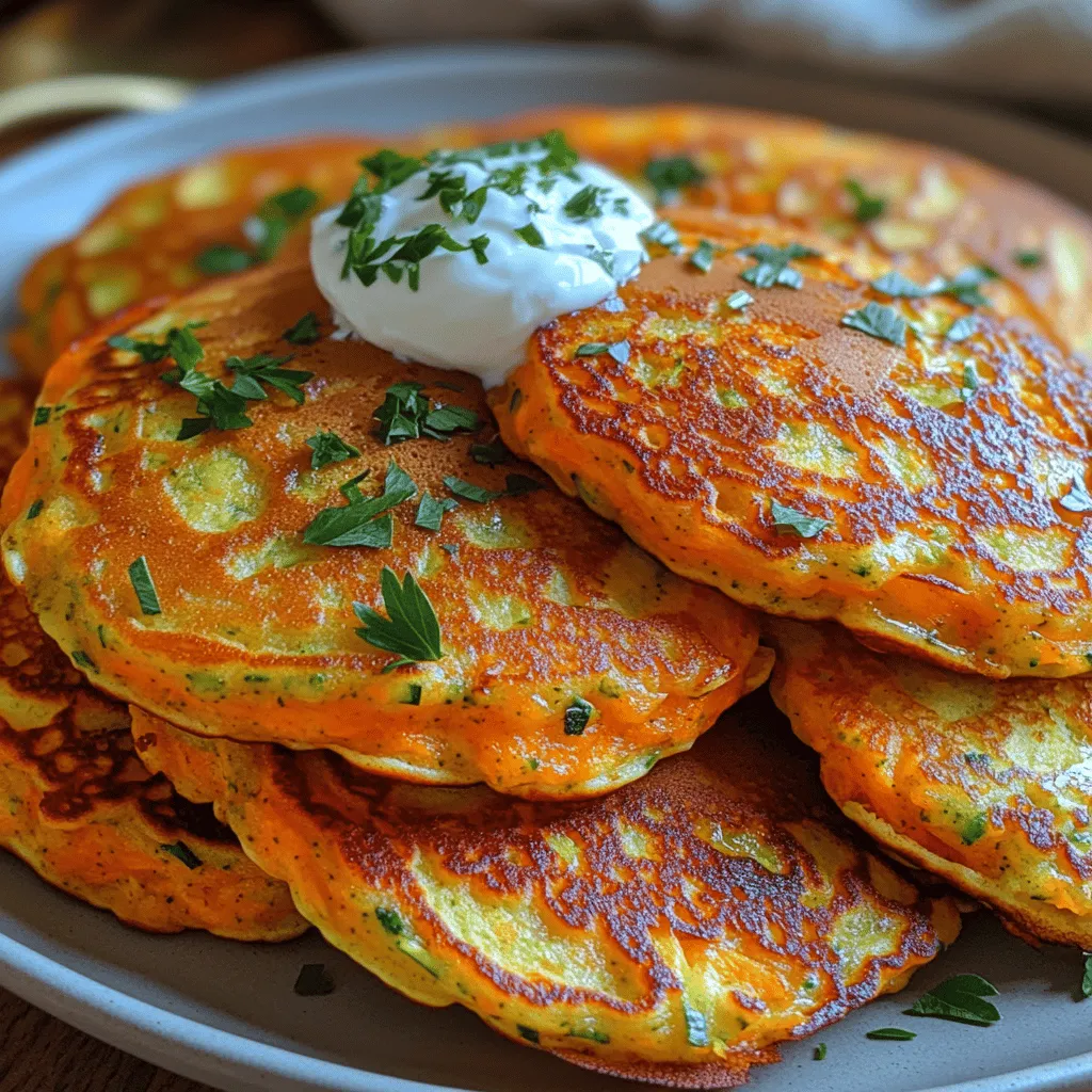 The magic of Crunchy Carrot Zucchini Delight Pancakes lies in the thoughtful selection of ingredients that contribute to both taste and nutrition. Let’s delve into the key components that make this recipe special.