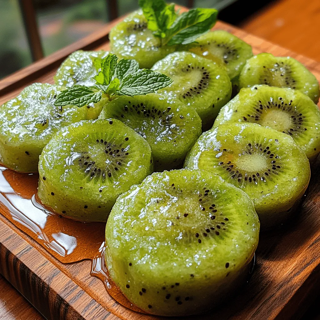 As the temperature rises and the sun shines brightly, there's nothing quite like a refreshing frozen dessert to cool off and indulge in. Frozen treats have become a staple during the warm months, offering a sweet escape from the heat while satisfying our cravings for something delicious. Among the plethora of frozen dessert options, one unique and delightful recipe stands out: Frozen Kiwi Mint Creamies. This refreshing treat combines the vibrant flavors of fresh kiwis with the invigorating essence of mint, resulting in a dessert that is as nutritious as it is delicious.