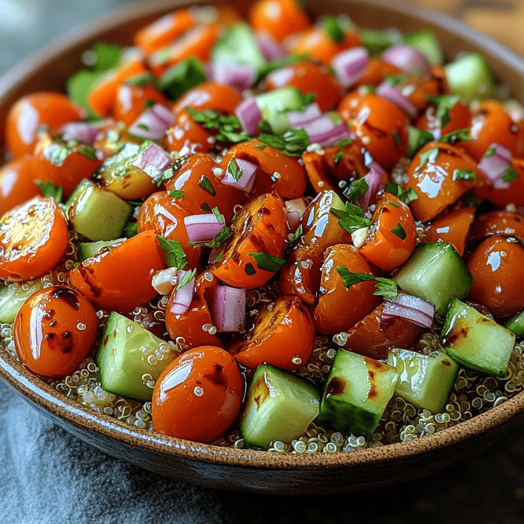 In the realm of healthy cuisine, few dishes capture the essence of freshness and flavor quite like Roasted Red Pepper and Quinoa Salad. This vibrant salad is not just a meal; it’s a celebration of wholesome ingredients that come together to create a dish that is as nutritious as it is delicious. Whether you are looking for a light lunch, a hearty side dish, or a stunning addition to a dinner party, this salad fits the bill perfectly.