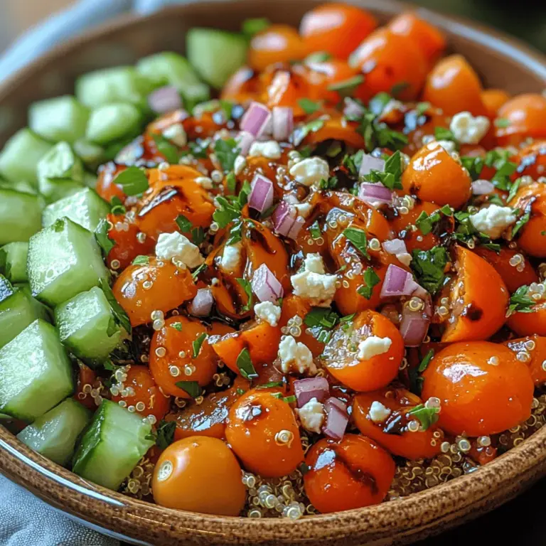 In the realm of healthy cuisine, few dishes capture the essence of freshness and flavor quite like Roasted Red Pepper and Quinoa Salad. This vibrant salad is not just a meal; it’s a celebration of wholesome ingredients that come together to create a dish that is as nutritious as it is delicious. Whether you are looking for a light lunch, a hearty side dish, or a stunning addition to a dinner party, this salad fits the bill perfectly.