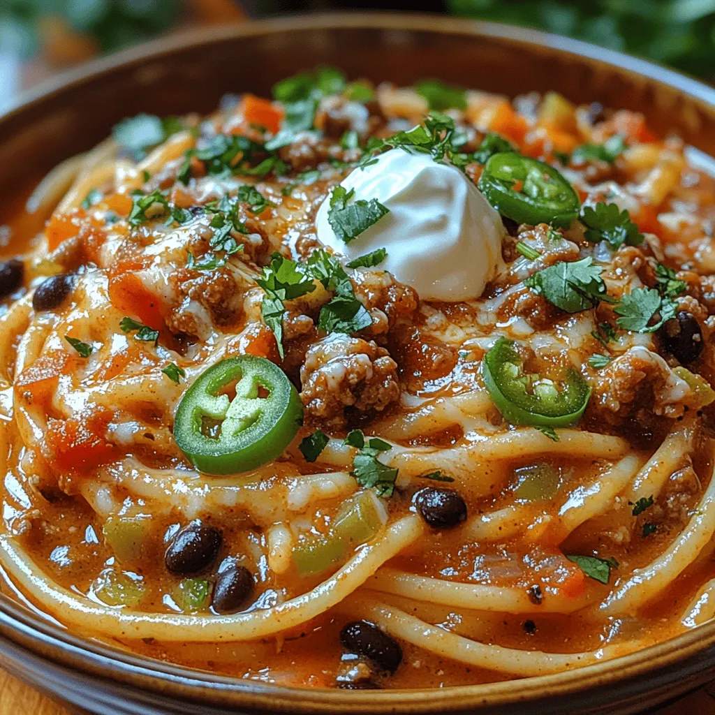 In today’s fast-paced world, families are constantly on the lookout for meals that are not only delicious but also quick and easy to prepare. Enter one-pot meals, a culinary trend that has captured the hearts and taste buds of busy households everywhere. One-pot meals are a godsend for those juggling work, family, and social commitments, offering a simple solution that minimizes cooking time while maximizing flavor and enjoyment. Among the myriad of one-pot recipes out there, the One-Pot Taco Spaghetti Delight stands out as a delightful fusion of flavors that combines the beloved elements of tacos with the comfort of spaghetti.