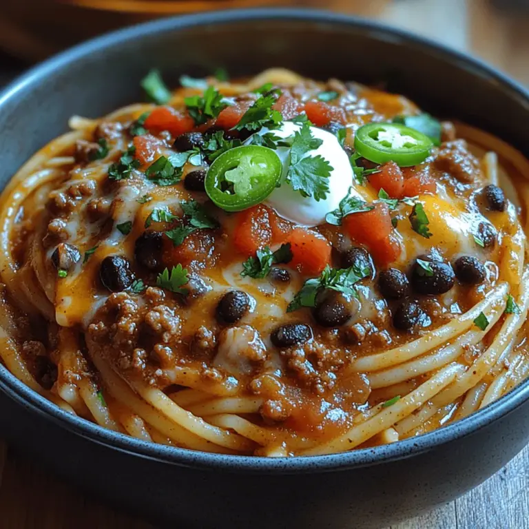 In today’s fast-paced world, families are constantly on the lookout for meals that are not only delicious but also quick and easy to prepare. Enter one-pot meals, a culinary trend that has captured the hearts and taste buds of busy households everywhere. One-pot meals are a godsend for those juggling work, family, and social commitments, offering a simple solution that minimizes cooking time while maximizing flavor and enjoyment. Among the myriad of one-pot recipes out there, the One-Pot Taco Spaghetti Delight stands out as a delightful fusion of flavors that combines the beloved elements of tacos with the comfort of spaghetti.