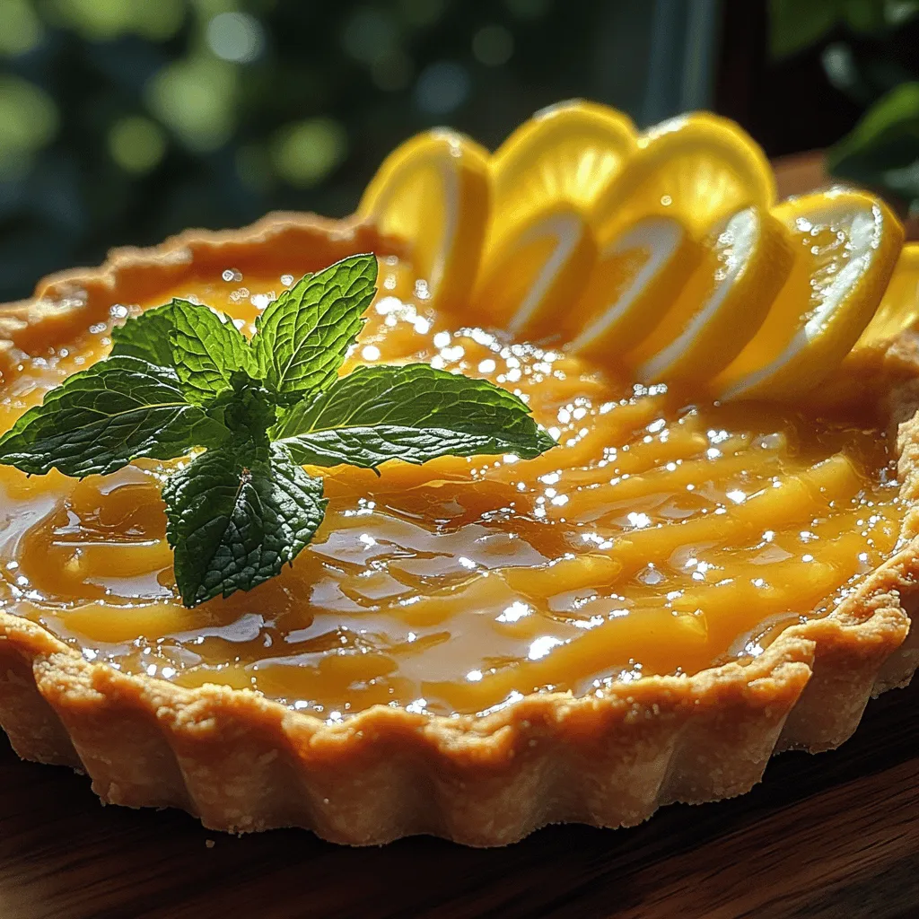 Indulging in a slice of Zesty Lemon Curd Tart is an experience that captures the essence of sunny days and fresh flavors. This dessert is not just a treat for the taste buds; it’s a celebration of the versatility of citrus fruits, particularly lemons. The vibrant, tangy filling contrasts beautifully with a buttery, flaky crust, creating a symphony of textures and flavors in every bite. As lemon lovers know, citrus desserts are a staple in many culinary traditions, praised for their refreshing qualities that awaken the senses and brighten any occasion.