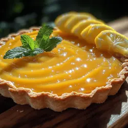 Indulging in a slice of Zesty Lemon Curd Tart is an experience that captures the essence of sunny days and fresh flavors. This dessert is not just a treat for the taste buds; it’s a celebration of the versatility of citrus fruits, particularly lemons. The vibrant, tangy filling contrasts beautifully with a buttery, flaky crust, creating a symphony of textures and flavors in every bite. As lemon lovers know, citrus desserts are a staple in many culinary traditions, praised for their refreshing qualities that awaken the senses and brighten any occasion.
