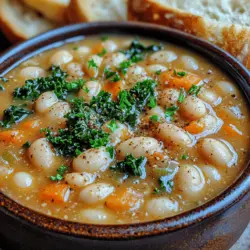 Creating the perfect bowl of Velvety Creamy White Bean and Kale Soup starts with understanding the importance of each ingredient. Let’s break down what makes this soup not only delicious but also a powerhouse of nutrition.
